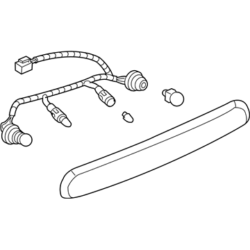 GM 25851405 Lamp Asm-Back Up & Rear License Plate