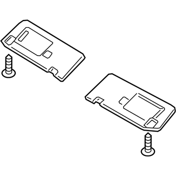 Hyundai 85202-D3110-TTX Sun Visor Assembly, Right