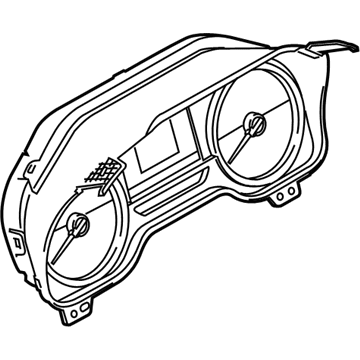 Ford KL3Z-10849-BJC Cluster Assembly