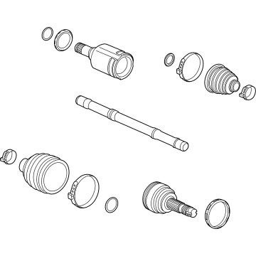 GM 60002818 Axle Assembly