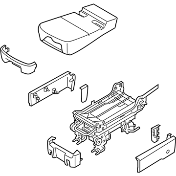 Kia 89101A9010DL1 Cushion Assembly-2ND Seat