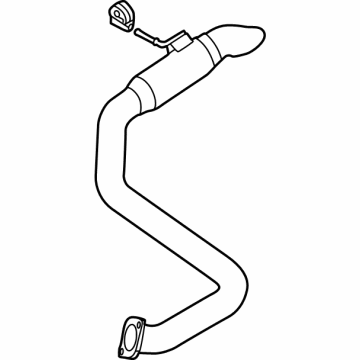 Kia 28710R0100 MUFFLER ASSY-REAR