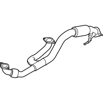 Kia 28610R0100 MUFFLER ASSY-FRONT