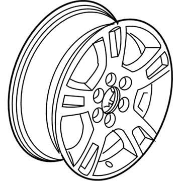 GM 9598058 Wheel, Alloy