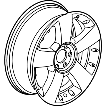 GM 9598456 Wheel, Alloy