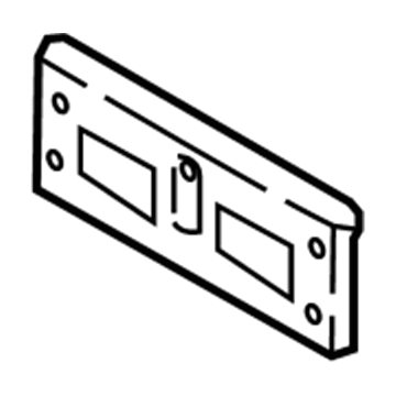 Kia 86519B2510 MOULDING-Front Bumper Licence