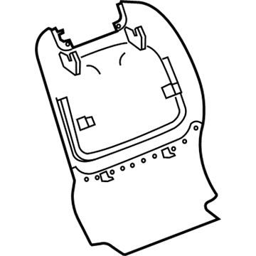 GM 22812518 Seat Back Panel