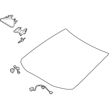 Lexus 56103-78913 GLASS SUB-ASSY, WIND