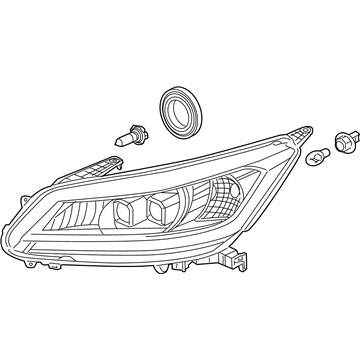 Honda 33150-T2A-A51 Light Assembly, L Head