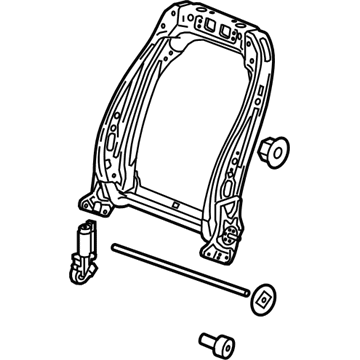 GM 13578619 Seat Back Frame