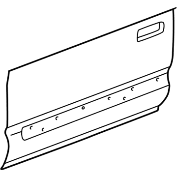 Honda 67111-S10-300ZZ Skin, R. FR. Door