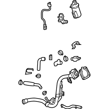 Kia 31030A8500 Filler Neck & Hose Assembly