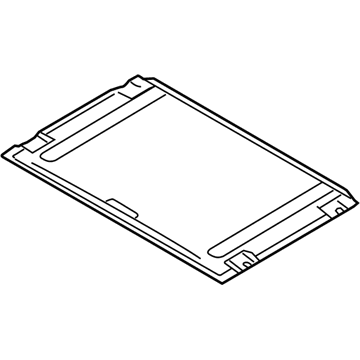 BMW 54-10-7-157-445 Ceiling Frame Covered Velours