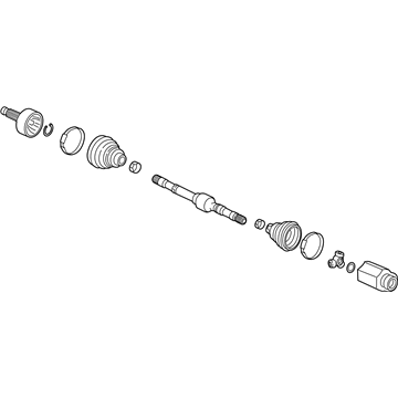 Honda 44305-TBC-A51 Shaft Assembly, R Drive