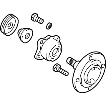 Hyundai 52730-38103 Rear Wheel Hub And Bearing Assembly