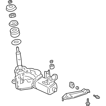 Acura 76700-SK7-A01 Motor Assembly, Rear Windshield Wiper