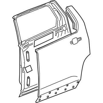 GM 23491917 Door Shell