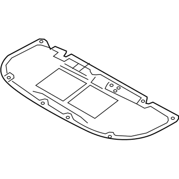 Lexus 53341-78010 INSULATOR, Hood