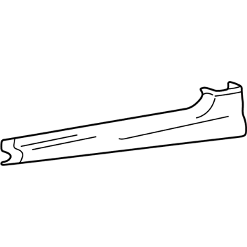 Hyundai 87752-38000 Moulding Assembly-Side Sill Rear, LH