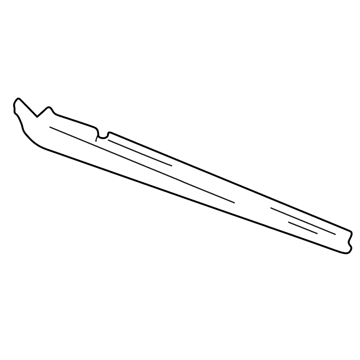 Hyundai 87761-38000 Moulding Assembly-Side Sill Front, RH