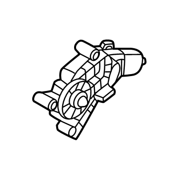 Nissan 80751-6RA1A Motor Assy-Regulator, LH