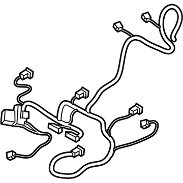Nissan 87069-6CA2A Harness-Front Seat, LH