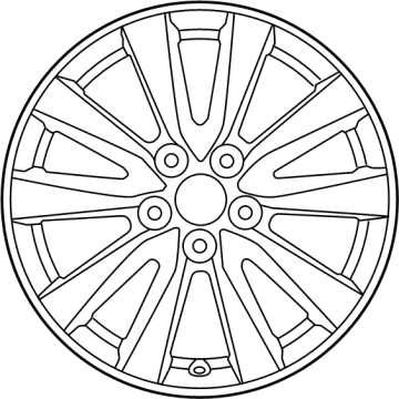 Toyota 42611-0A220 Wheel, Alloy