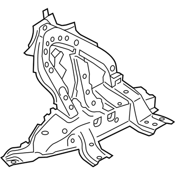 BMW 41-00-7-947-370 RIGHT INTERIOR COLUMN C