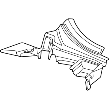 GM 84225439 Rear Duct