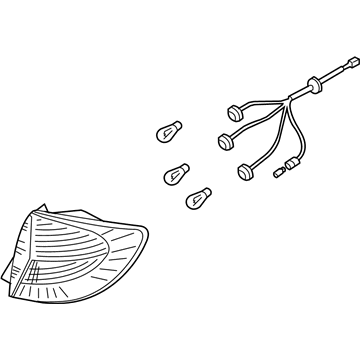 Kia 0K3AL51160 Lamp-Rear Combination, LH