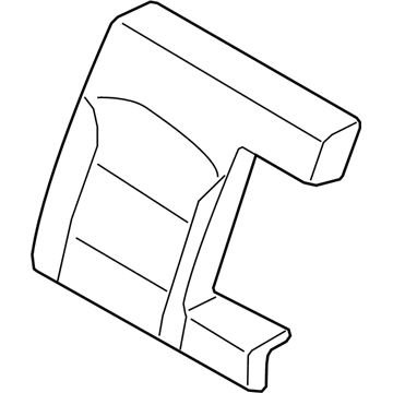 Hyundai 89450-G2200 Pad Assembly-Rear Seat Back, RH