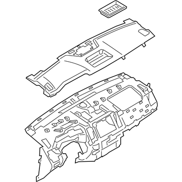 Ford KB3Z-2104320-AA PANEL - INSTRUMENT