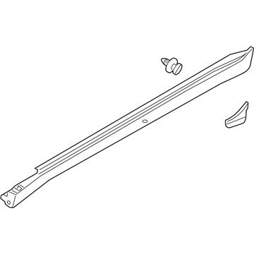 Infiniti 76851-1A51A Protector-Body Side Sill, LH