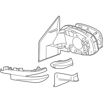 Toyota 87910-42B80 Mirror Assembly