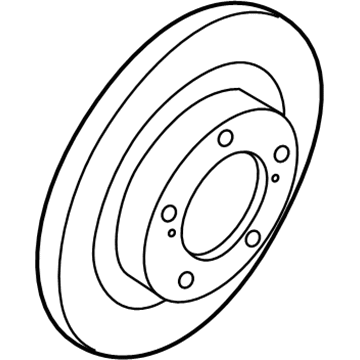 Nissan 43206-2Y503 Disc, Rear Brake