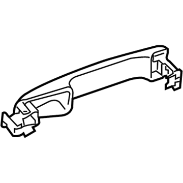 Lexus 69210-0E060-J0 Rear Door Outside Handle Assembly, Right