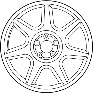 Hyundai 52910-3N900 Aluminium Wheel Assembly