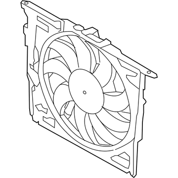 BMW 17-42-2-283-923 Fan Housing