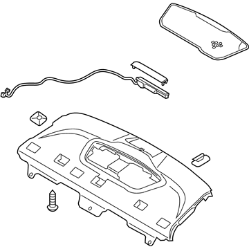 Hyundai 85610-4R040-HZ Trim Assembly-Package Tray