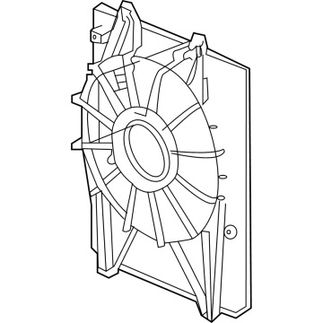 Acura 38615-61A-A01 SHROUD, A/C