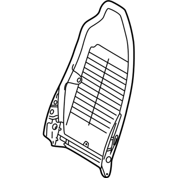 BMW 52-10-8-401-887 Backrest Frame