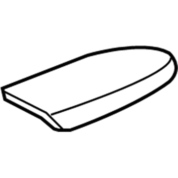 Acura 83733-SEP-A01ZD Armrest Assembly, Right Rear Door (Light Cream Ivory) (Leather)