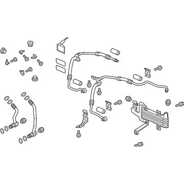 Acura 06255-5NC-326 Trailer Hitch ATF Cooler (5000lbs Tow Capacity)