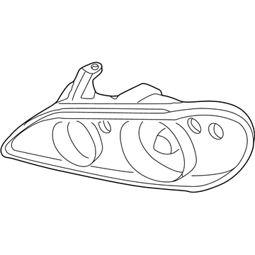 Infiniti 26075-3Y305 Headlamp Housing Assembly, Left