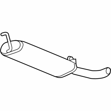 GM 42390830 Rear Muffler