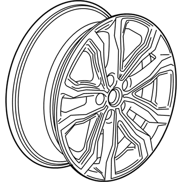 GM 84546074 Wheel, Alloy