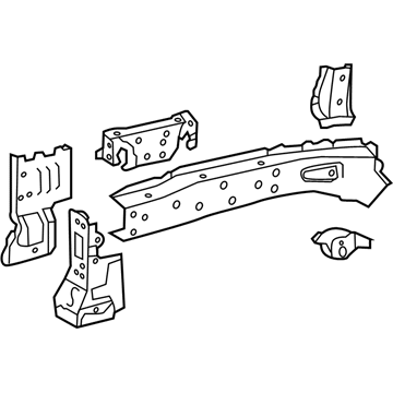 Toyota 57028-12020 Sidemember Assembly