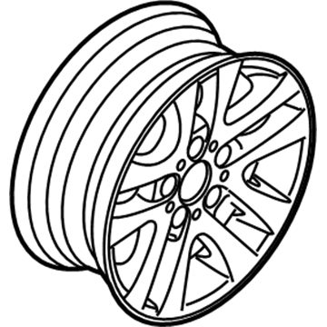 BMW 36-11-6-775-595 Double Spoke 156 Individual Rim