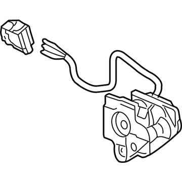 Honda 76260-SDC-A11 Actuator, Driver Side (Flat)