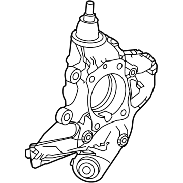 Acura 52215-TYA-A01 Knuckle Complete Left, Rear